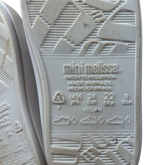 MINI MELISSA x Disney Minnie Mouse Mary Jane Shoes Black Size US 8 - Picture 9 of 9